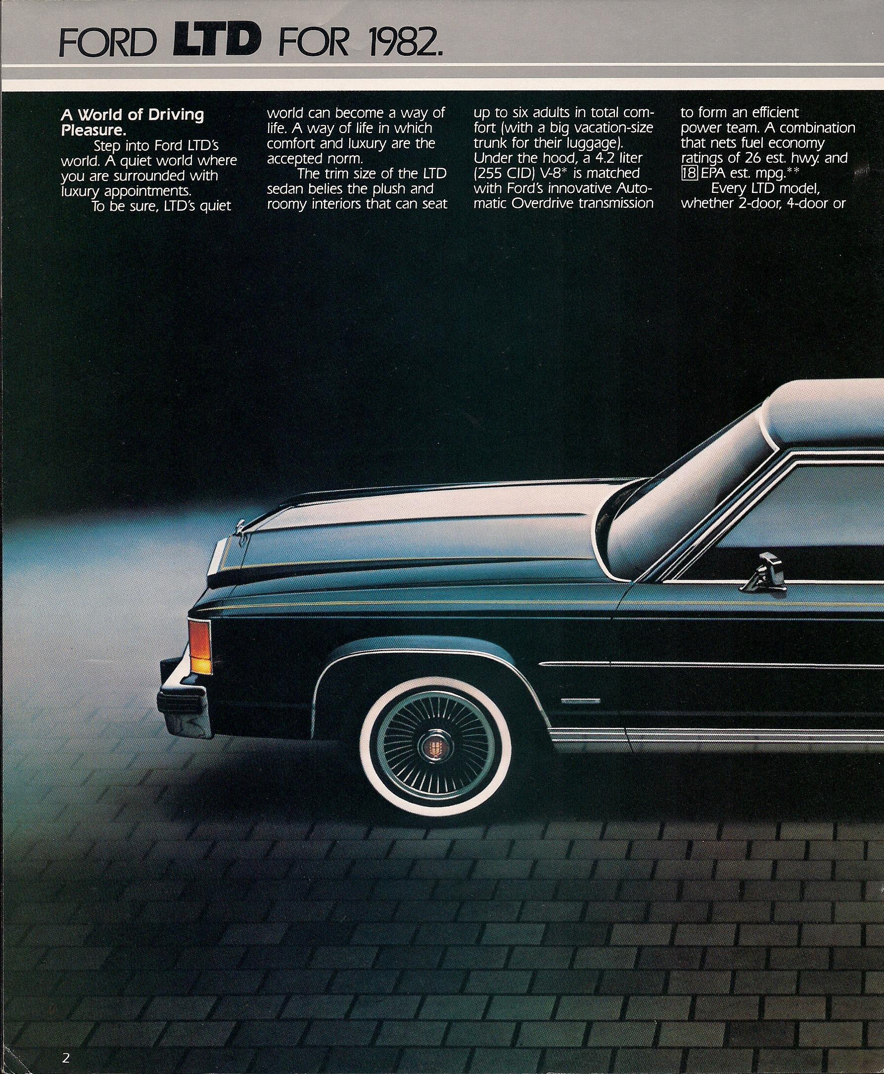 1982 Ford LTD Brochure Page 11